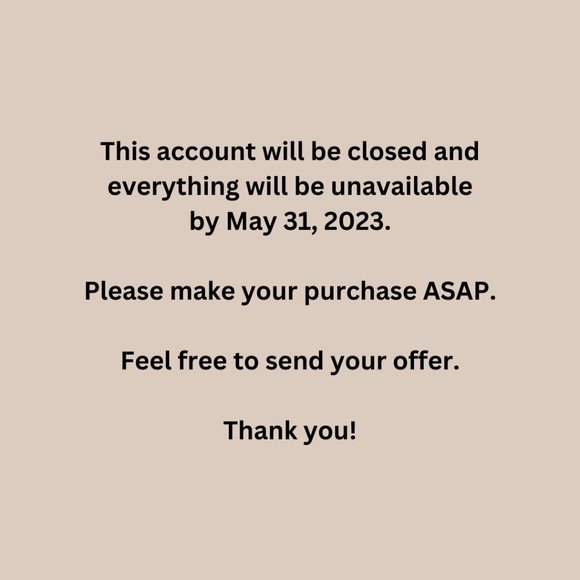 Announcement - Picture 1 of 1